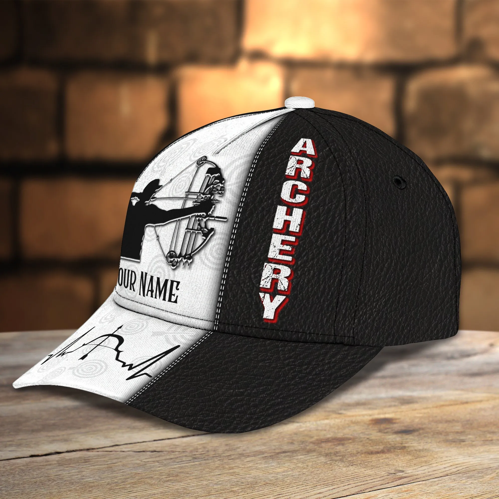 3D Classic Cap Archery Personalized Name Cap 77 Namashops