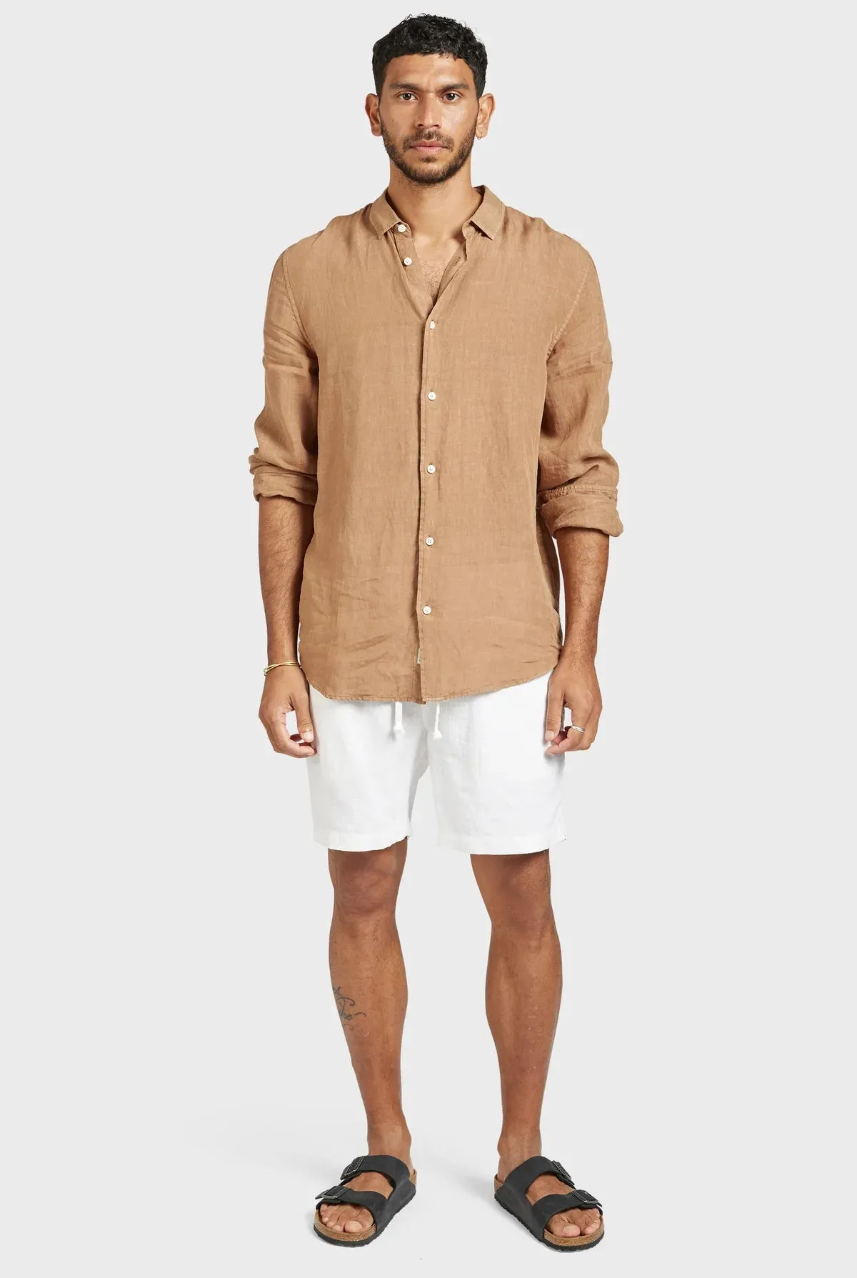 ACADEMY BRAND - Riviera Linen Short White