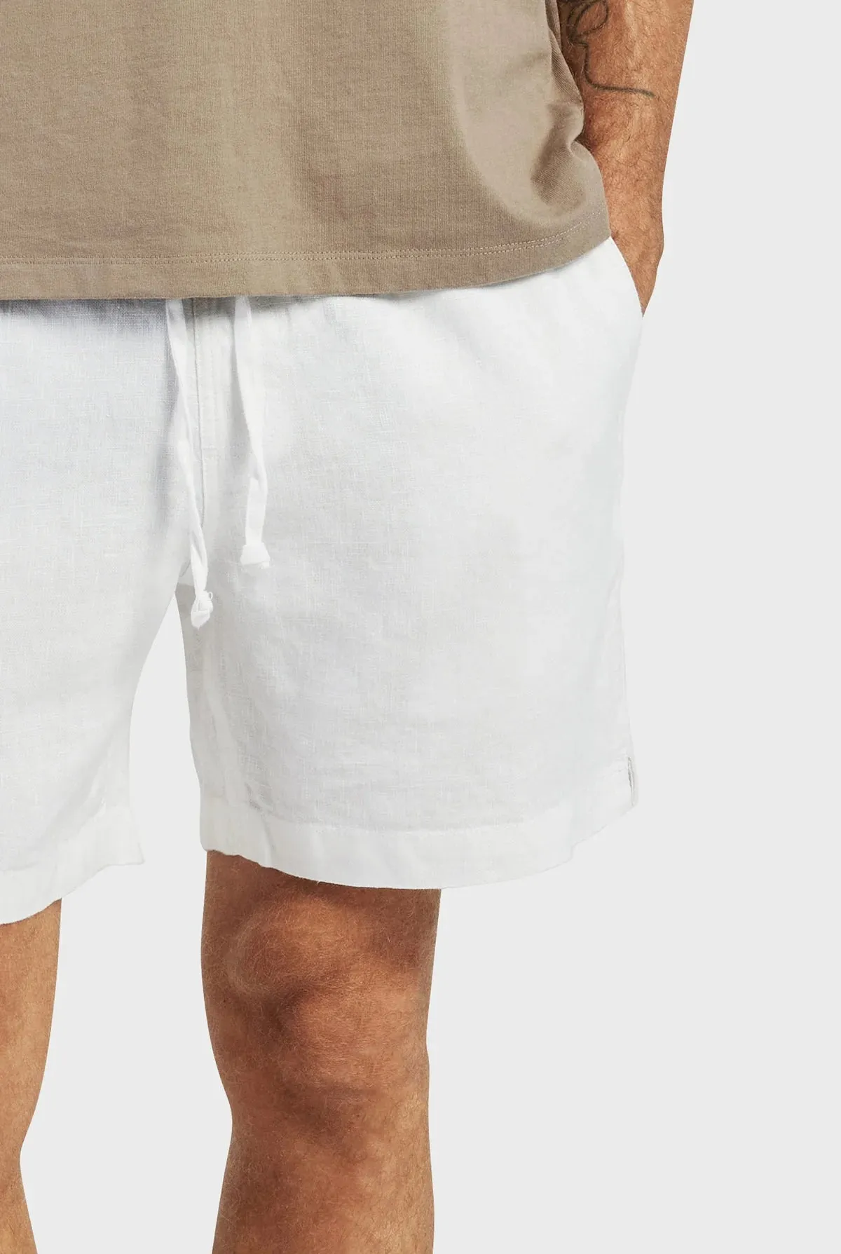 ACADEMY BRAND - Riviera Linen Short White