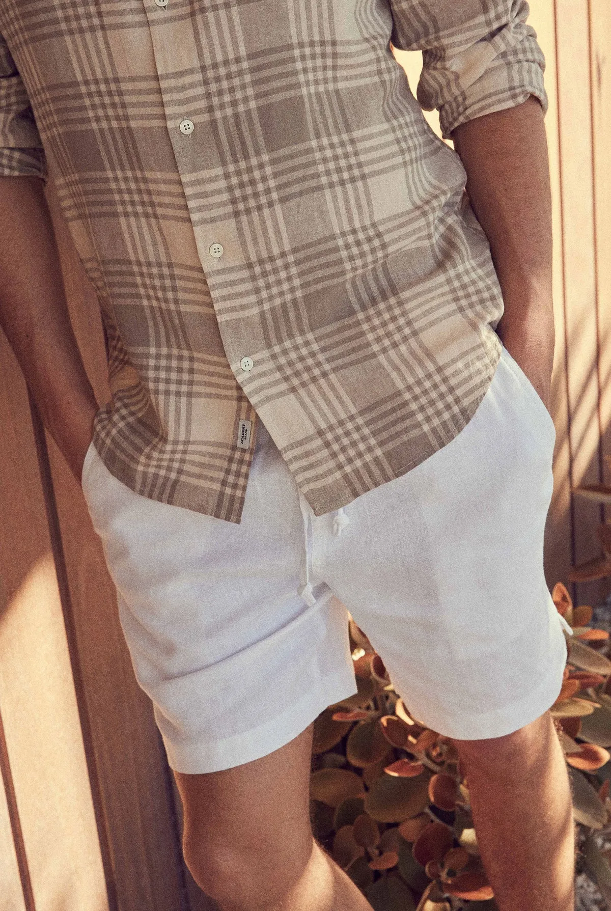 ACADEMY BRAND - Riviera Linen Short White