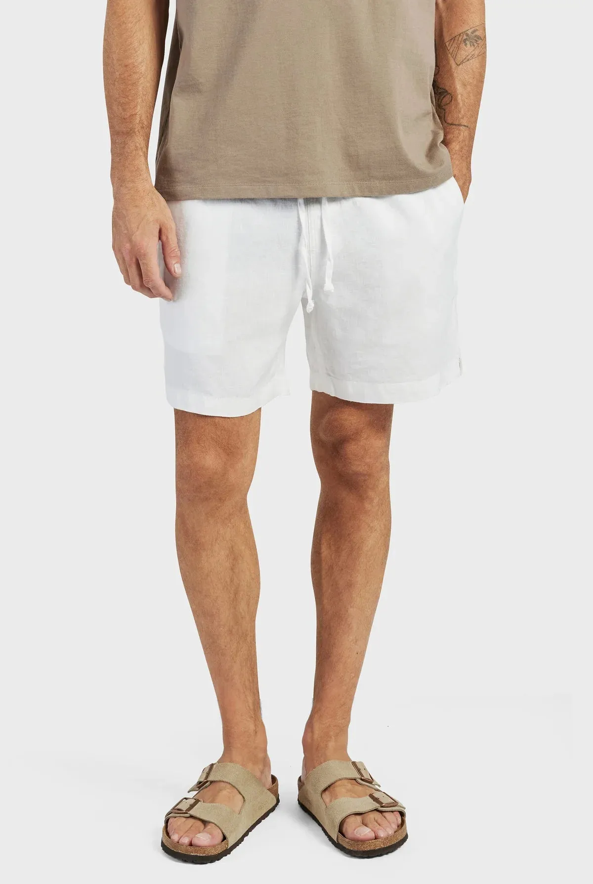 ACADEMY BRAND - Riviera Linen Short White