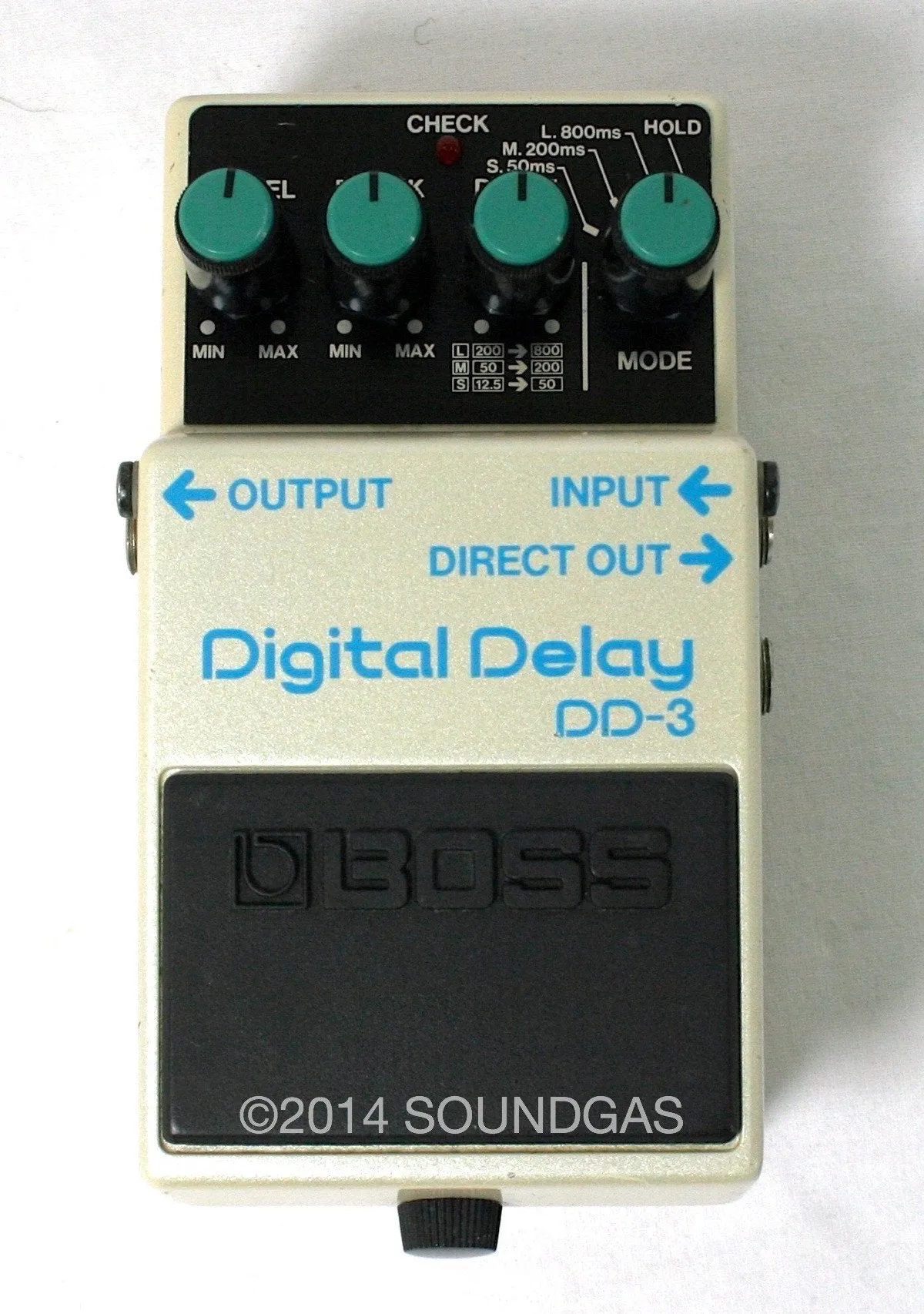 BOSS DD-3 DIGITAL DELAY - Version 1 / Japan / Long Chip