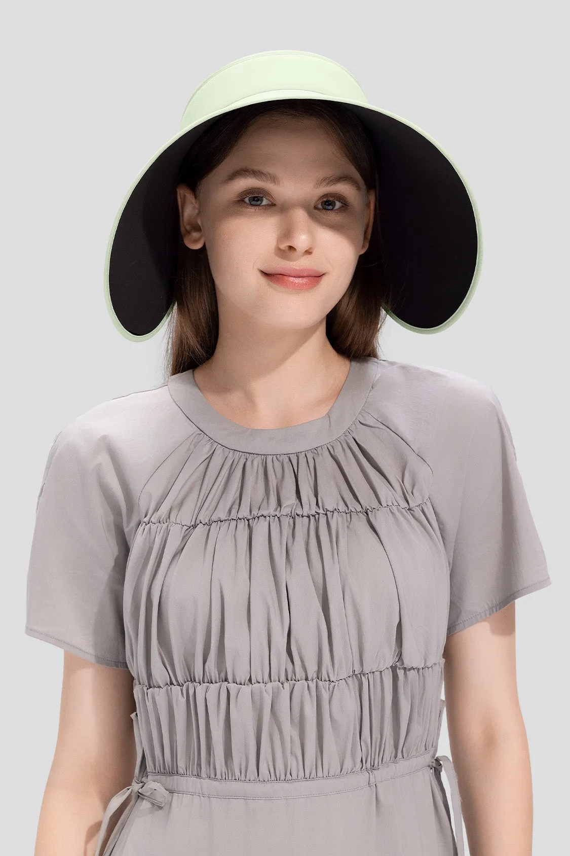 Breeze - Women's Ultra Wide Brim Bonnet-style Visor UPF50 