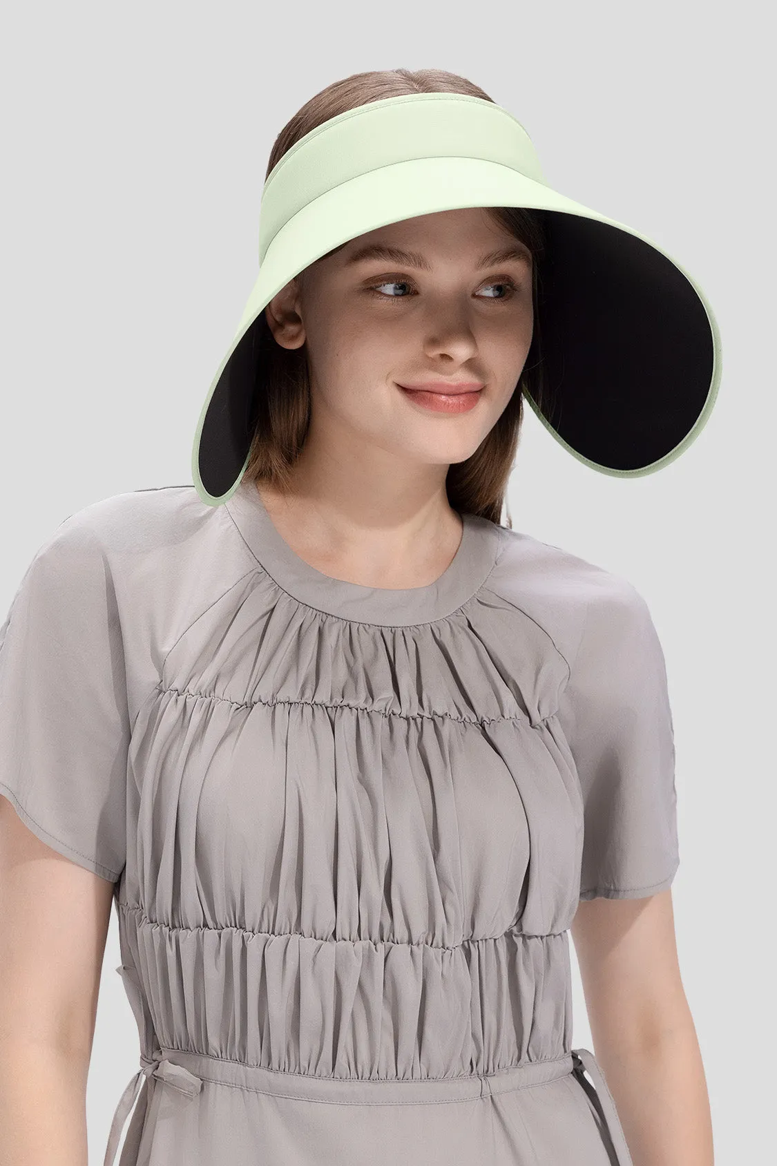 Breeze - Women's Ultra Wide Brim Bonnet-style Visor UPF50 