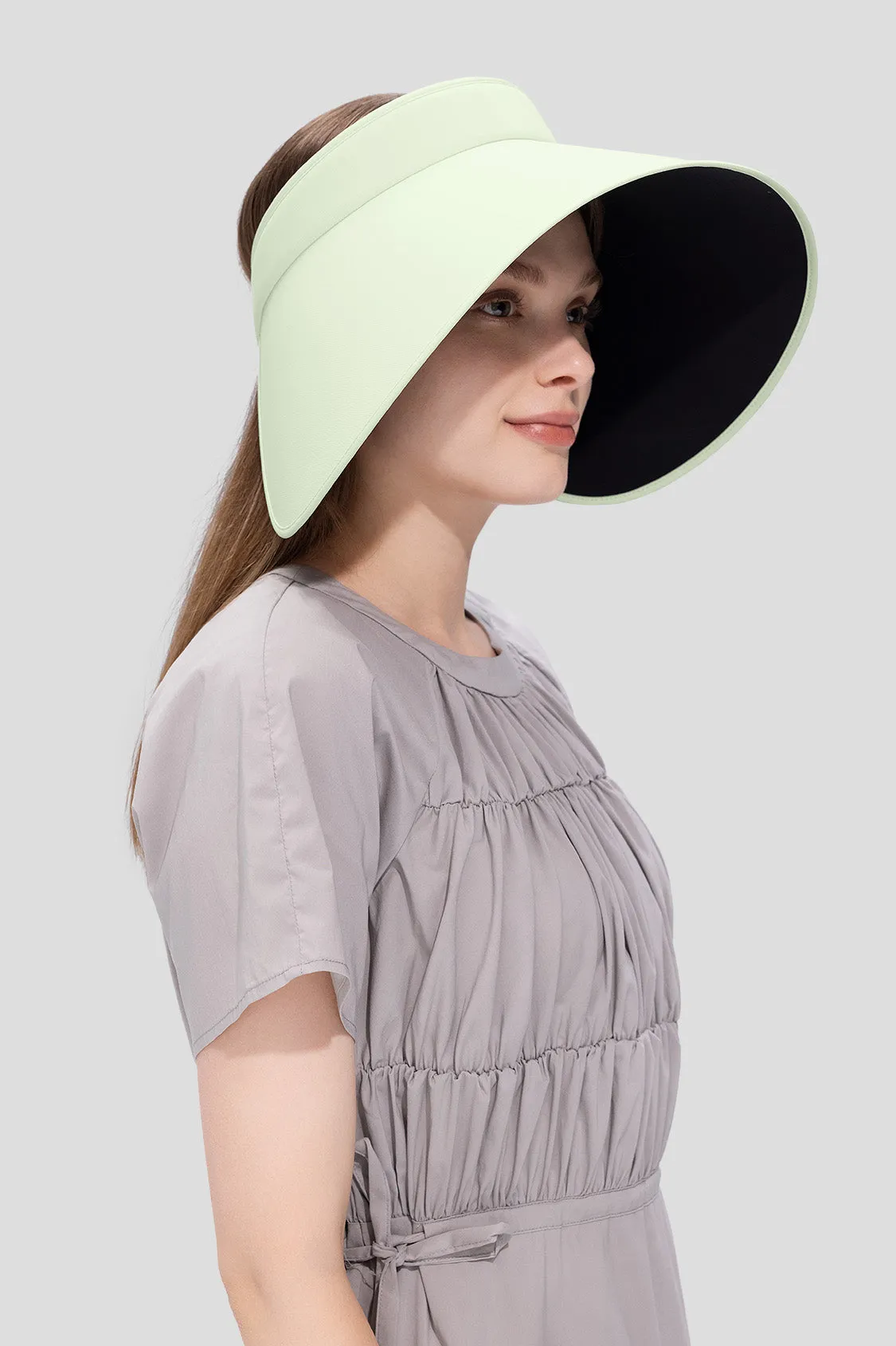 Breeze - Women's Ultra Wide Brim Bonnet-style Visor UPF50 