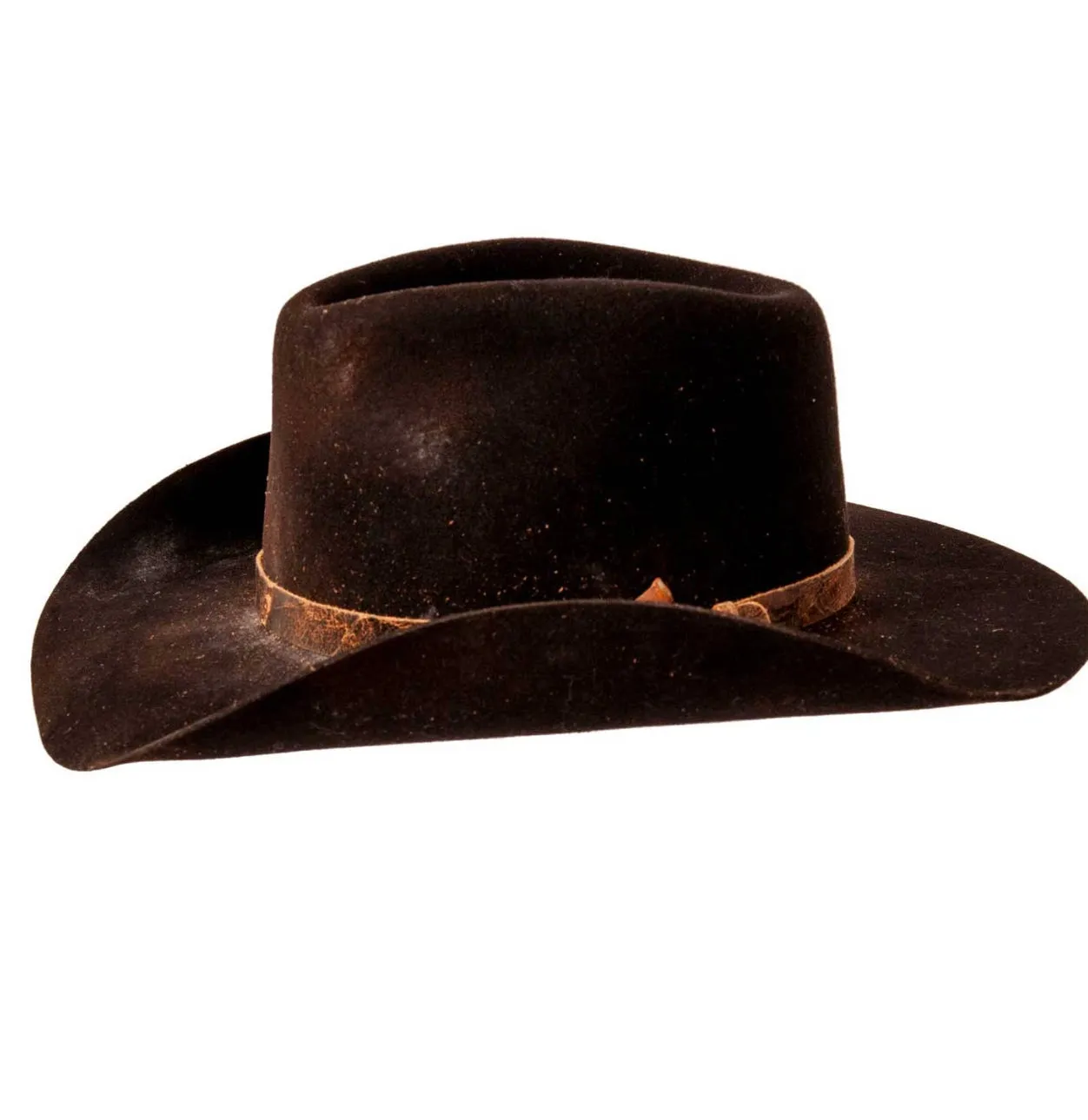 Clint Black Distressed Felt Cowboy Hat