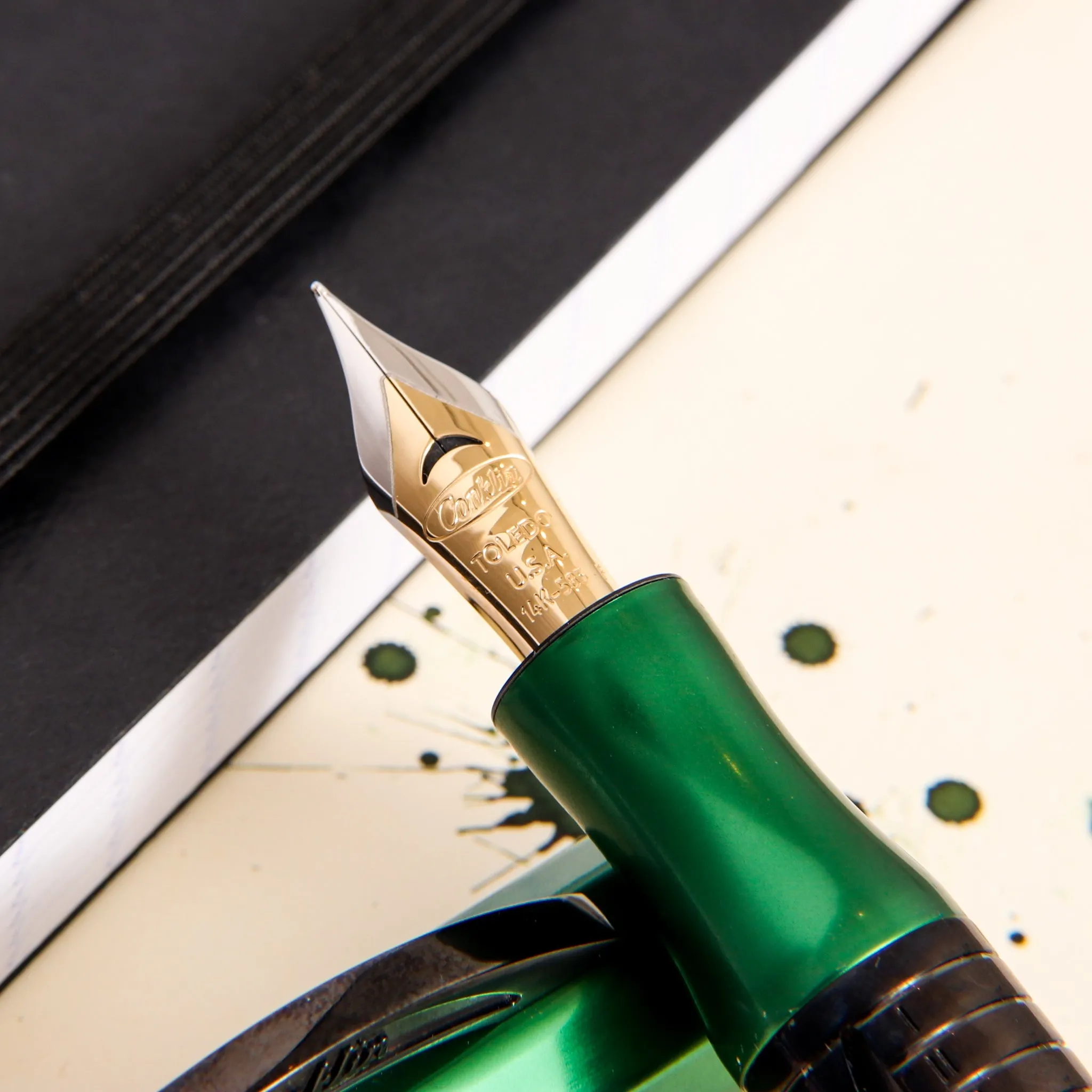 Conklin Nozac Classic 125th Anniversary Green Fountain Pen
