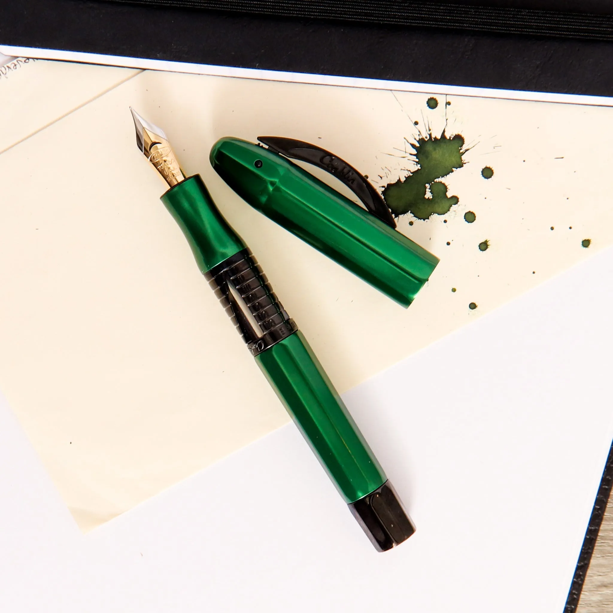 Conklin Nozac Classic 125th Anniversary Green Fountain Pen