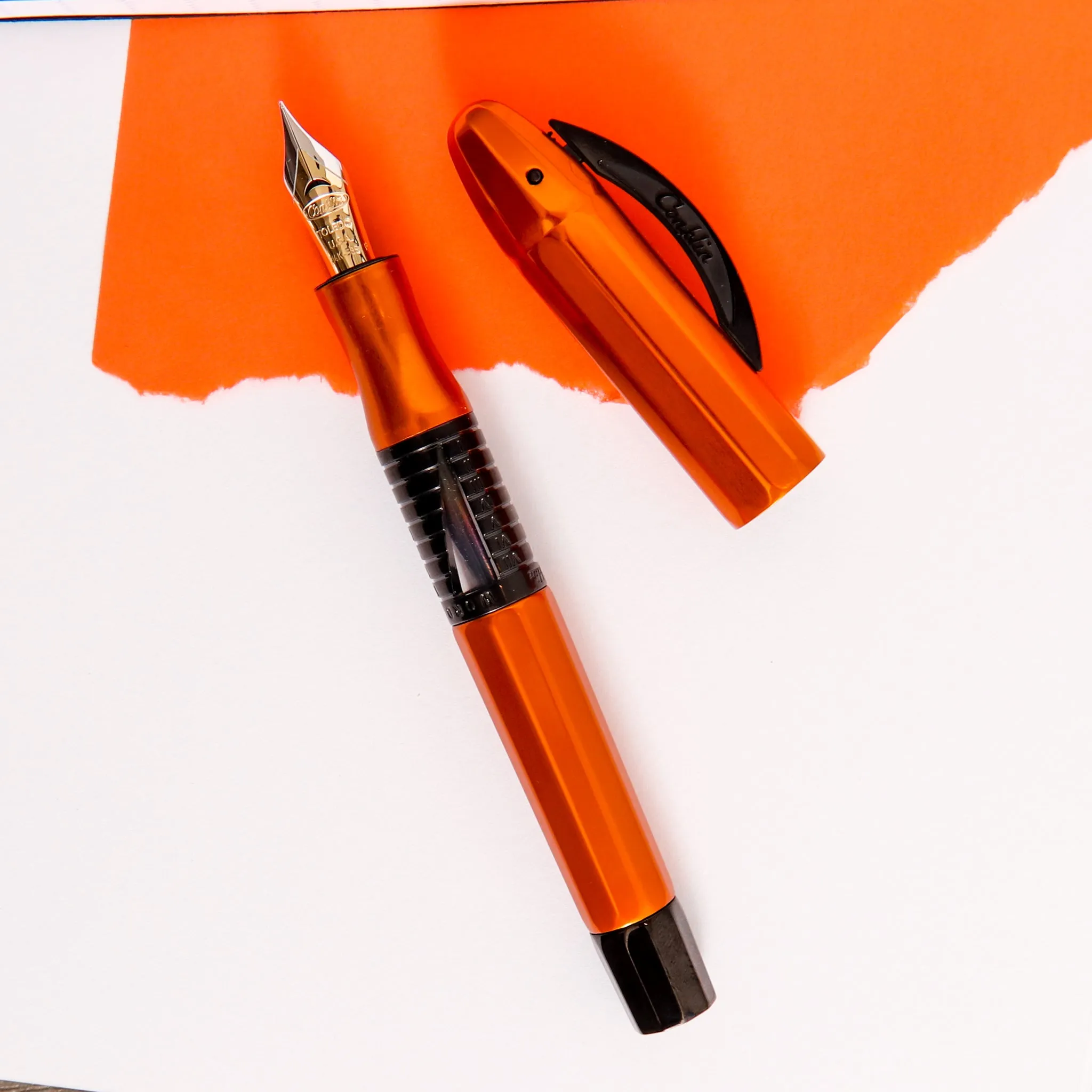 Conklin Nozac Classic 125th Anniversary Orange Fountain Pen