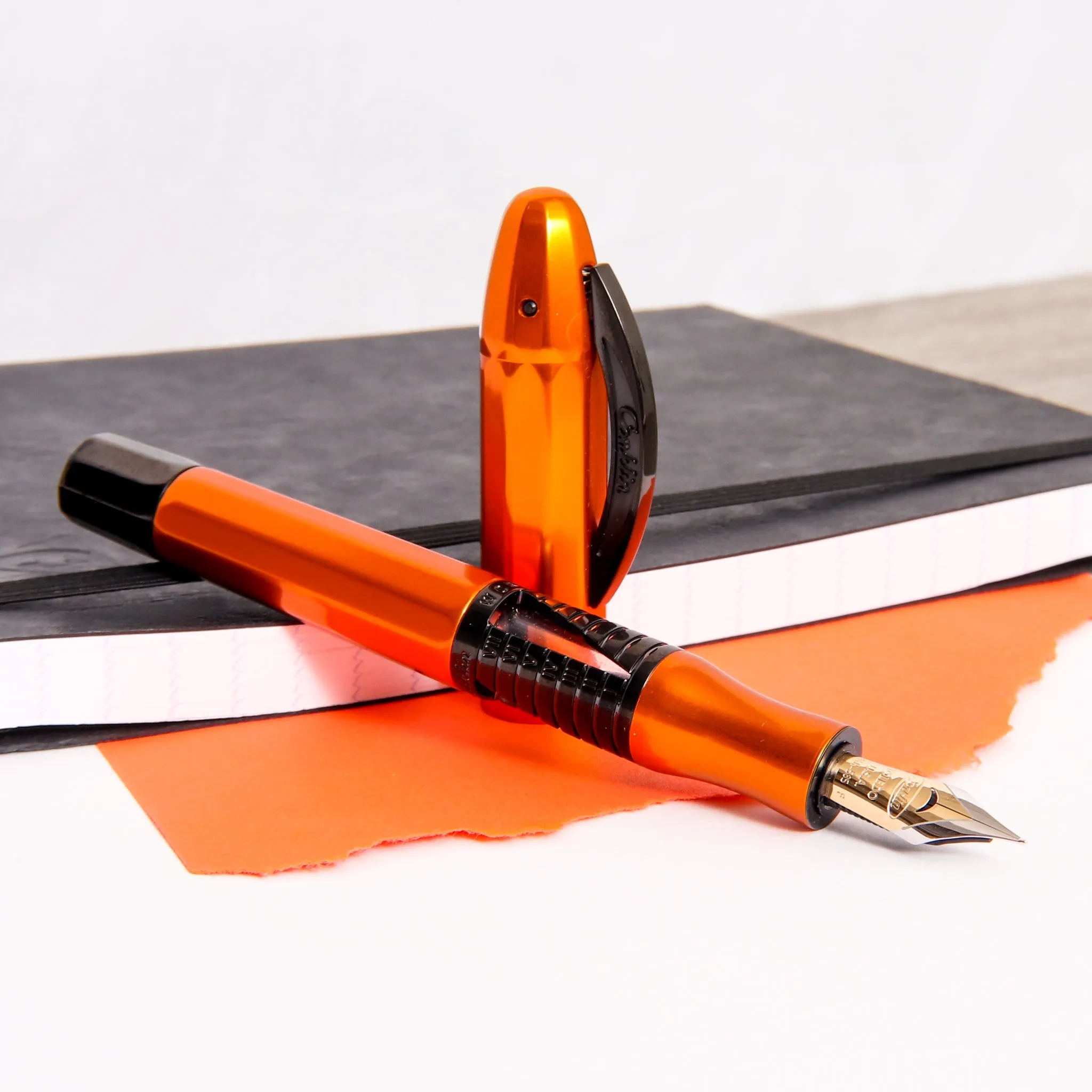 Conklin Nozac Classic 125th Anniversary Orange Fountain Pen