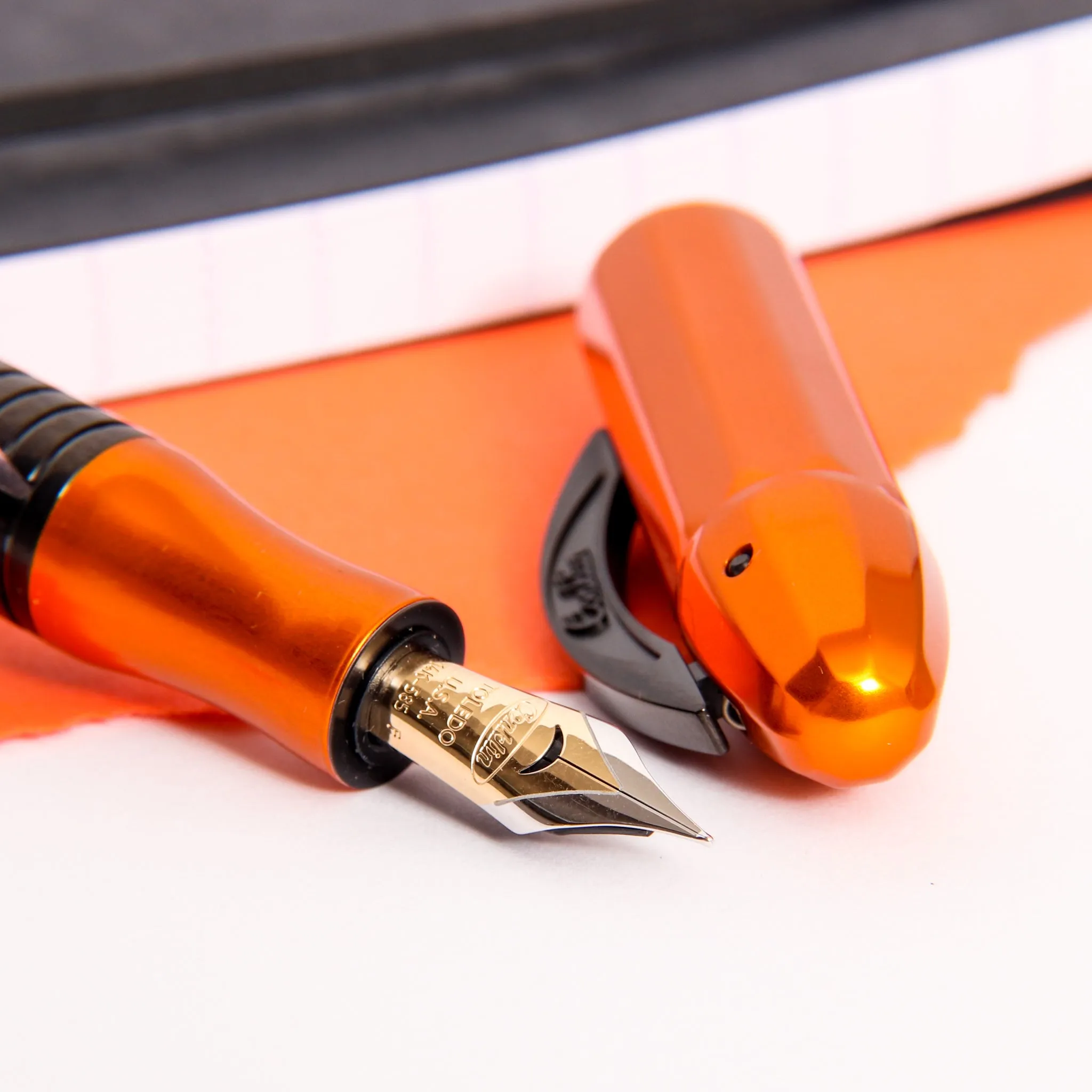 Conklin Nozac Classic 125th Anniversary Orange Fountain Pen