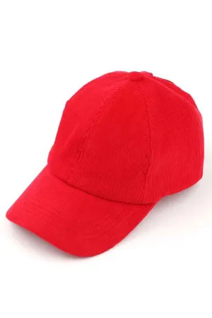 Corded Baseball Cap