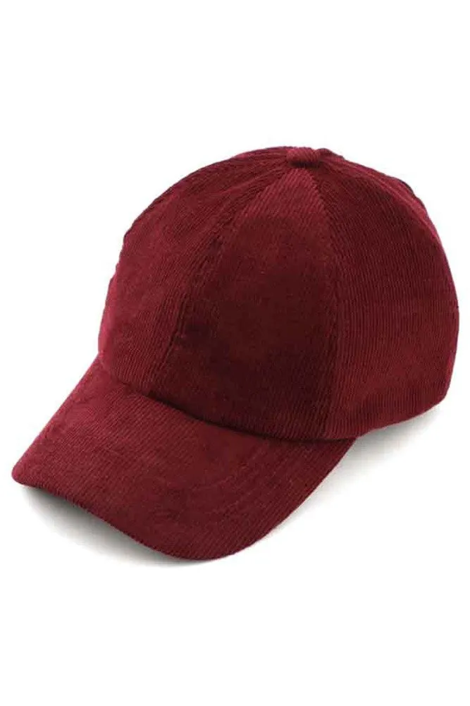 Corded Baseball Cap