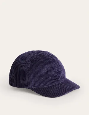 Corduroy Cap-College Navy