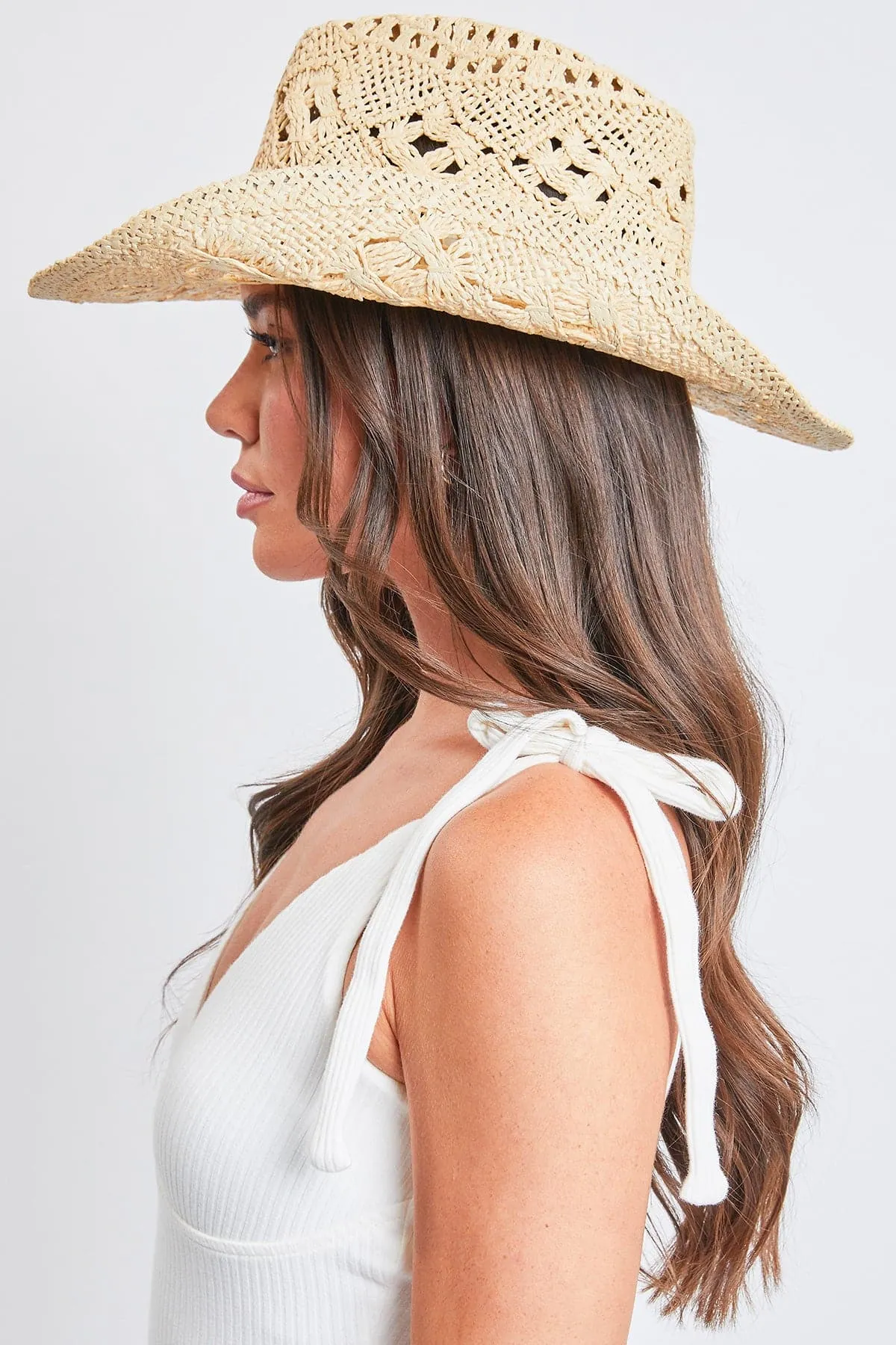 Daisy Natural Straw Cowboy Hat