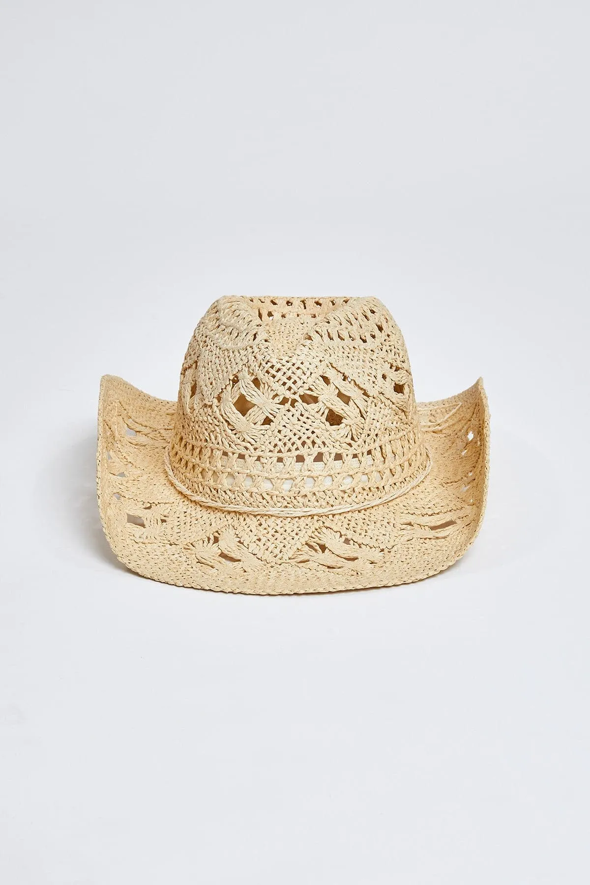 Daisy Natural Straw Cowboy Hat