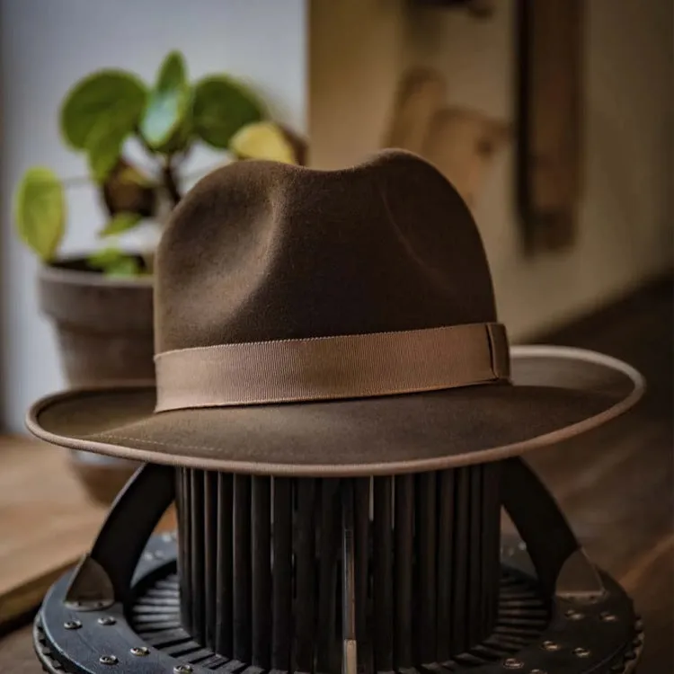 Fashion Soft Woolen Sunshade Ribbon Decoration Wool Top Hat