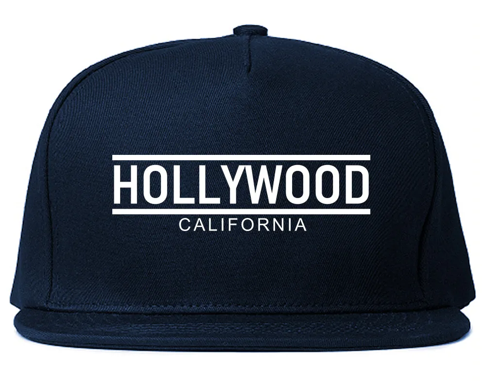 Hollywood California City Lines Mens Snapback Hat