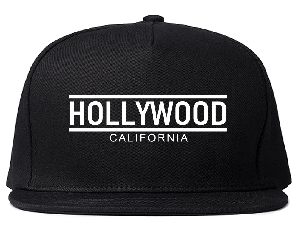Hollywood California City Lines Mens Snapback Hat