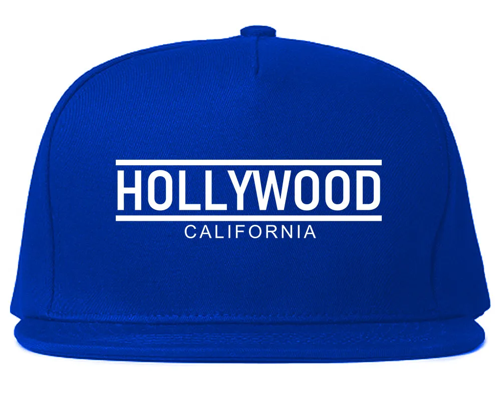 Hollywood California City Lines Mens Snapback Hat
