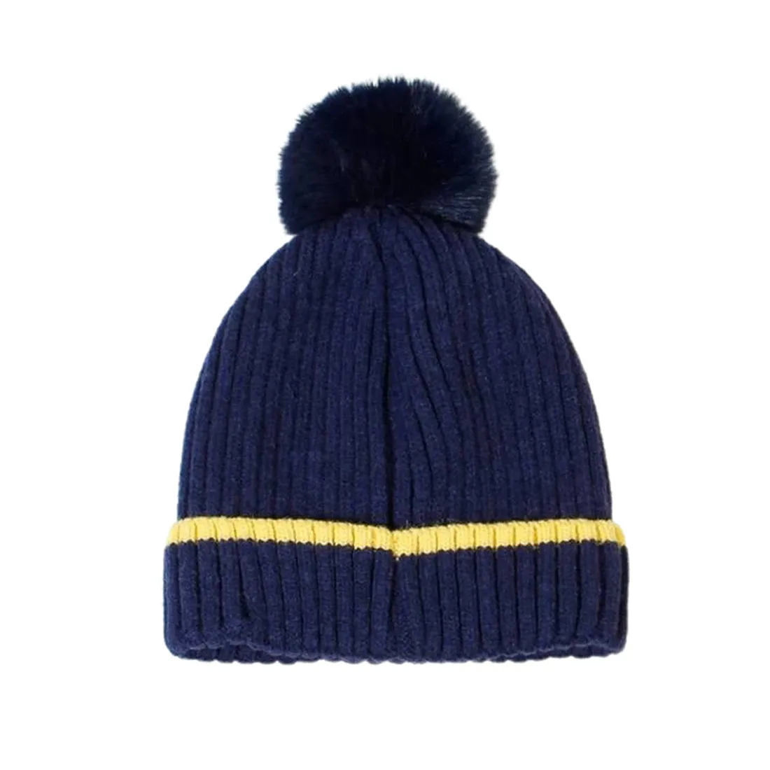 Navy Blue Dino Kids Winter Cap & Neck Muffler Set