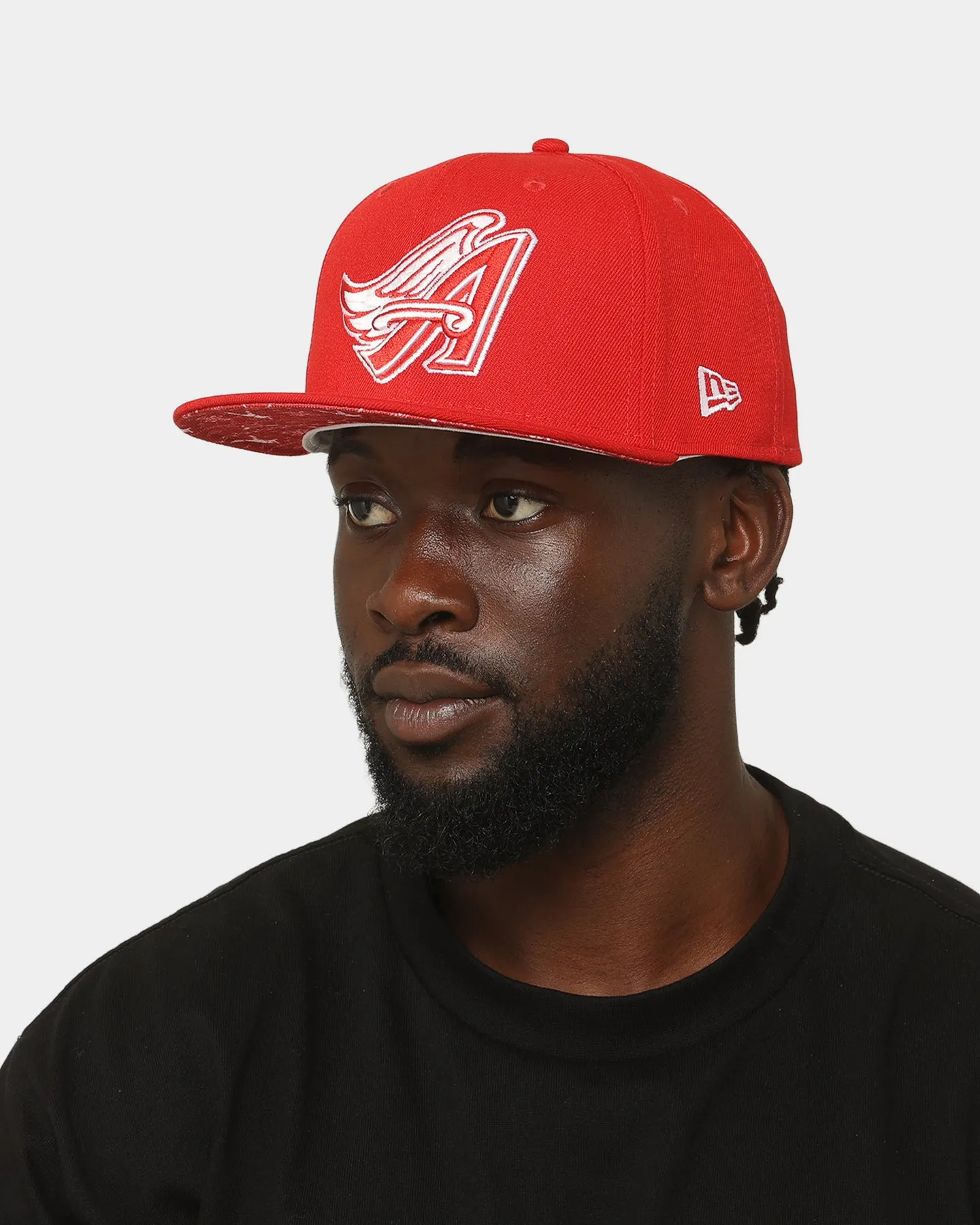 New Era Anaheim Angels 'Fairisle' 59FIFTY Fitted Red/White
