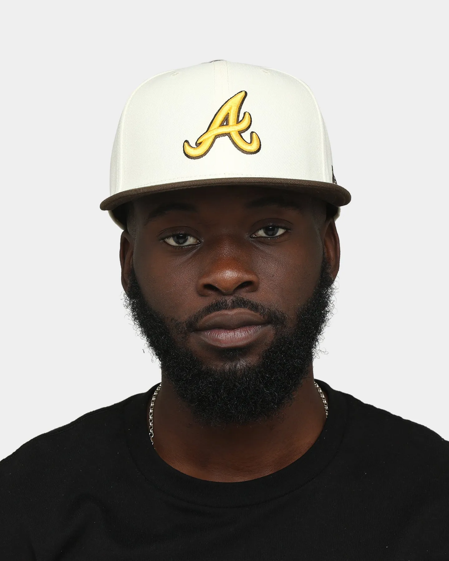 New Era Atlanta Braves 'Cereal' 59FIFTY Fitted Chrome White/Walnut
