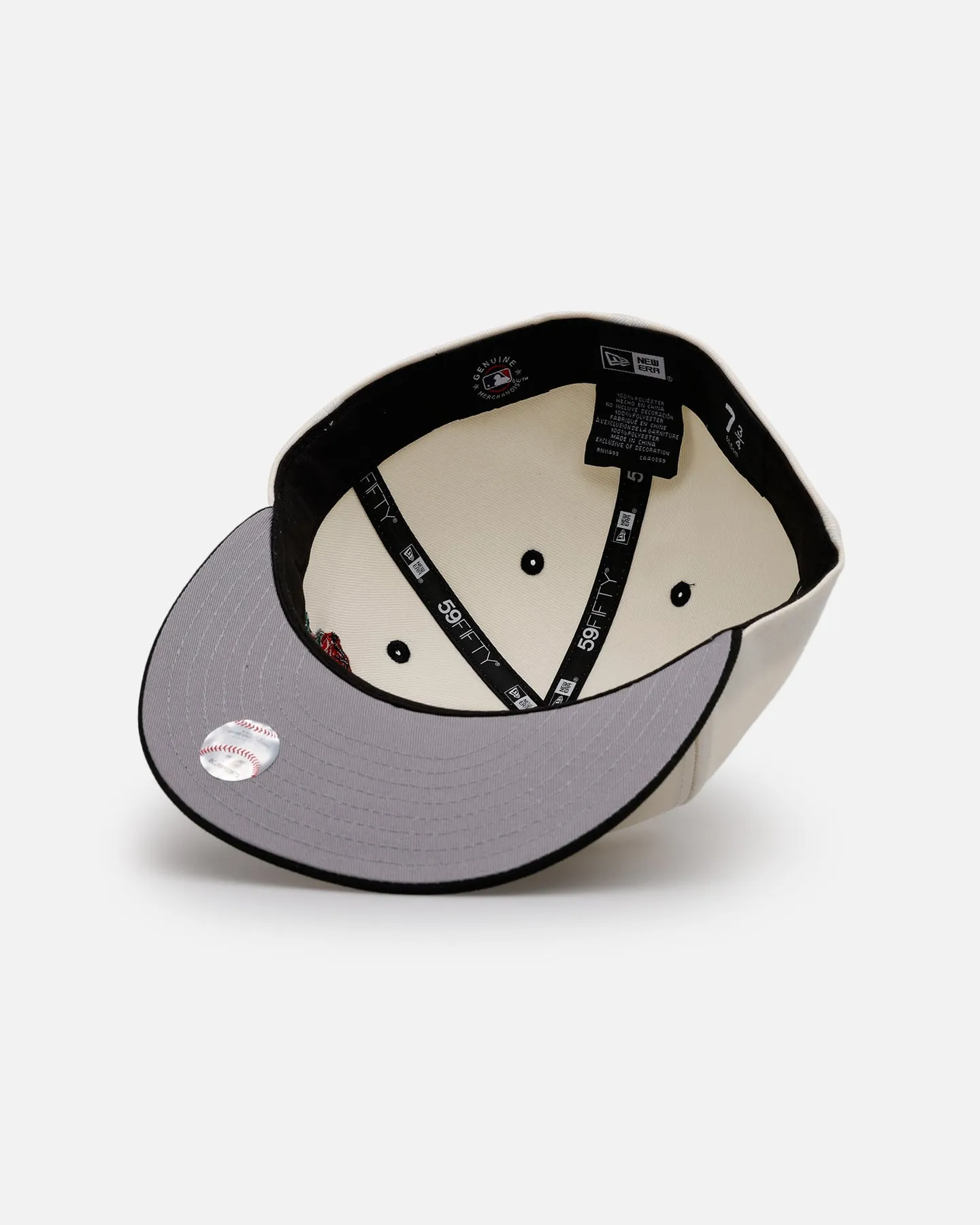 New Era Atlanta Braves 'Chrome Black Roses' 59FIFTY Fitted Chrome/Black