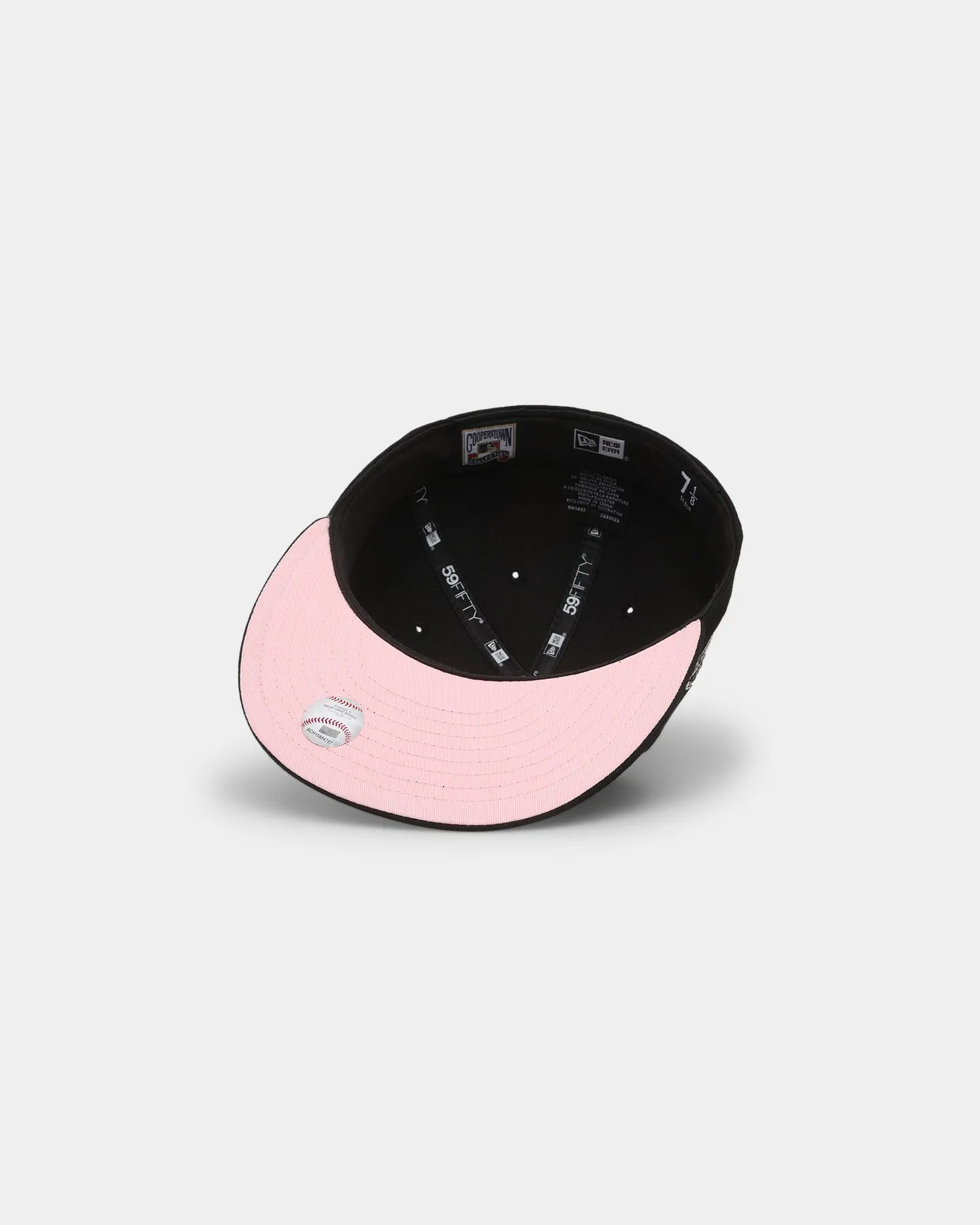 New Era Atlanta Braves 'Pink Drip' 59FIFTY Fitted Black