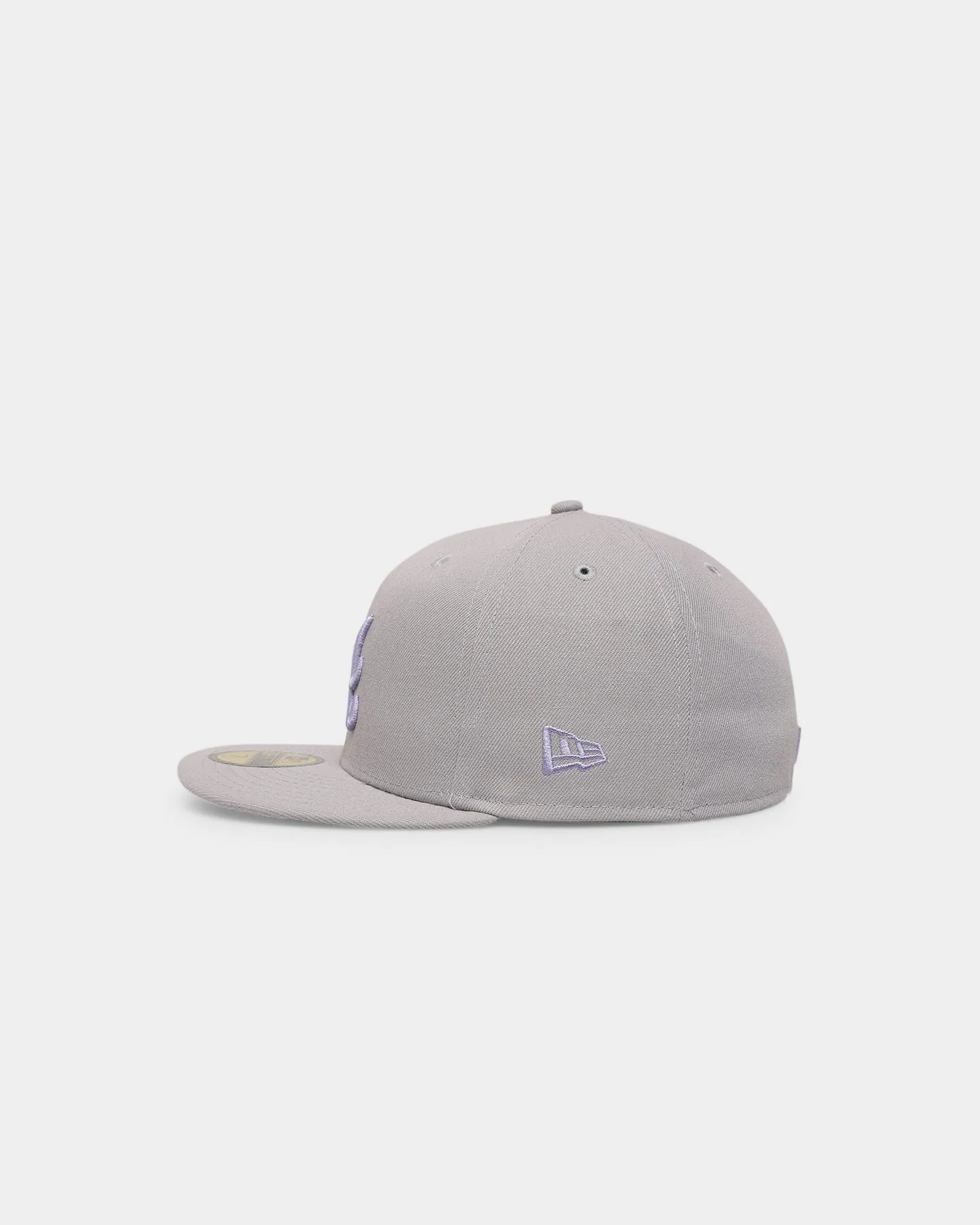 New Era Atlanta Braves 'Purple Smoke' 59FIFTY Fitted Grey/Lavender