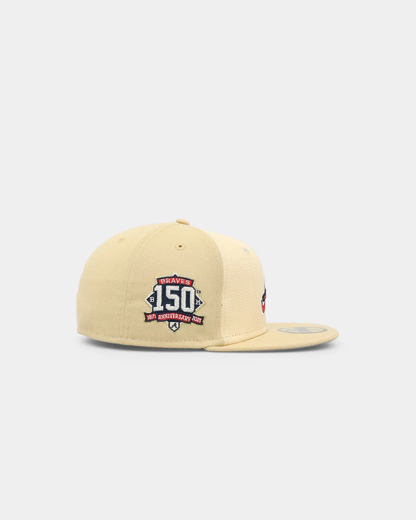 New Era Atlanta Braves 'Raffia Front' 59FIFTY Fitted Side Patch