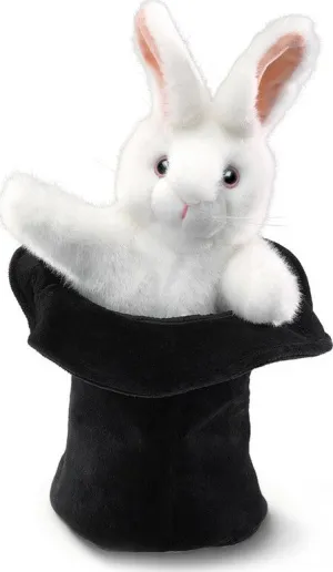 Rabbit in Hat Puppet