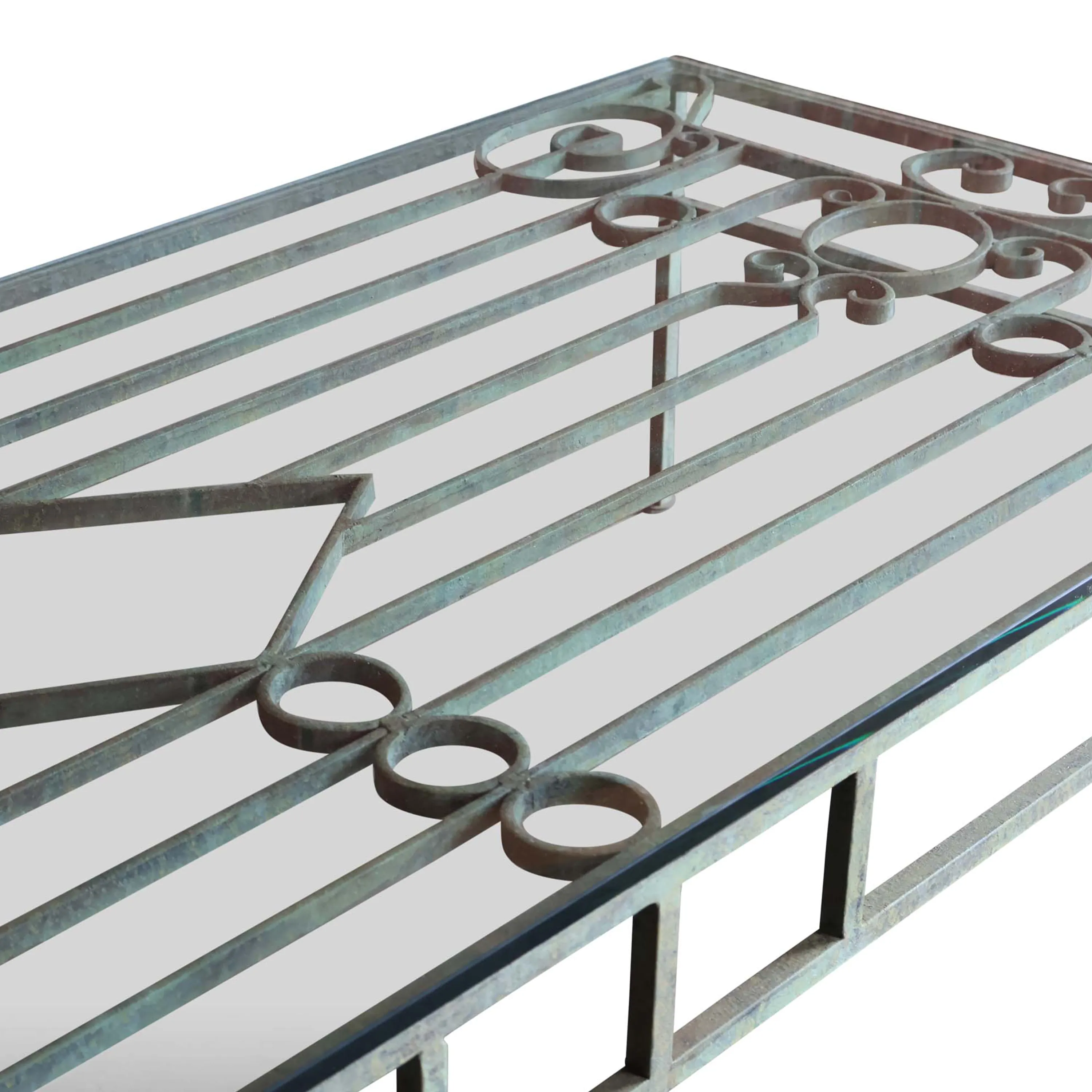 Verdigris Iron Coffee Table